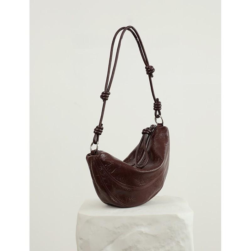 Genuine Leather One-Shoulder Handbag, picture 2 of 7