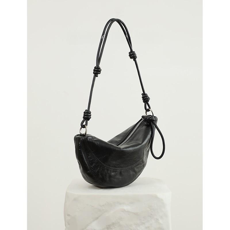 Genuine Leather One-Shoulder Handbag, picture 5 of 7