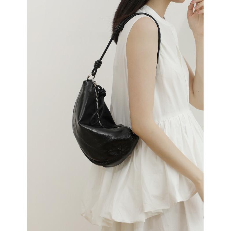 Genuine Leather One-Shoulder Handbag, picture 4 of 7