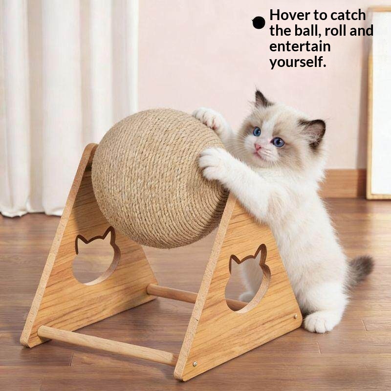 Cat Scratching Ball Vertical Sisal Cat Scratching Post