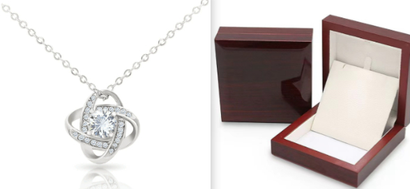Four-Leaf Clover Pendant Necklace, picture 3 of 4