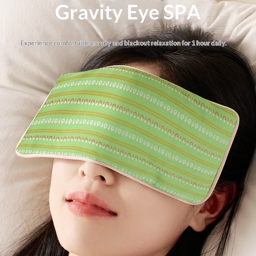 Gravity Eye Pillow With Cassia Seeds And Mugwort For Light-Blocking Sleep