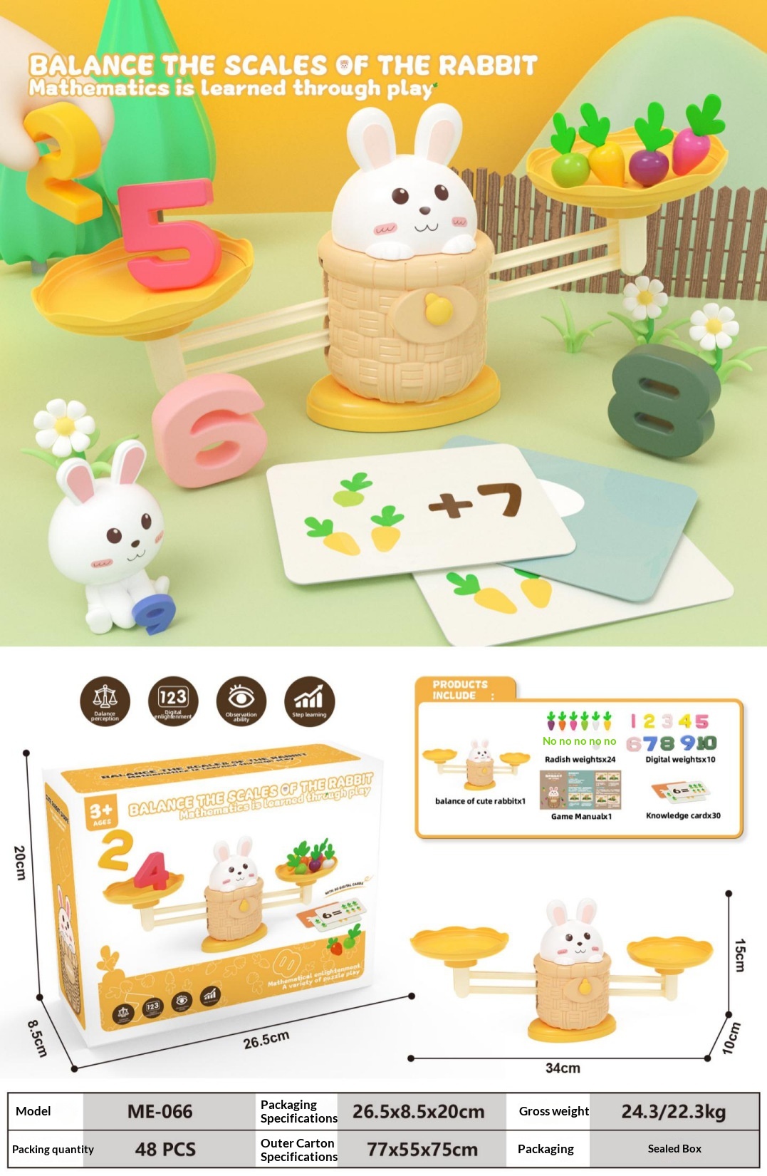 Farm Radish-Pulling Logic Puzzle Early Education Toy — foto 4