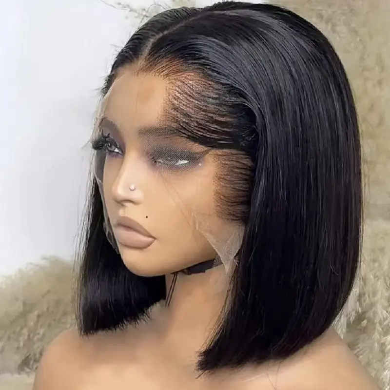 Hairline Bone-straight Forehead Wig For Women