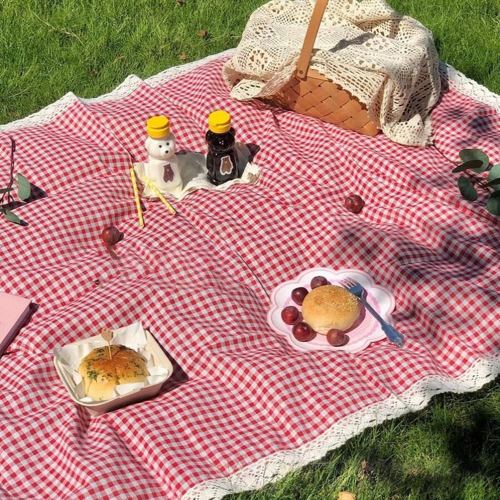 Yellow Picnic Mat Outdoor Tablecloth Camping Ground Mat 3