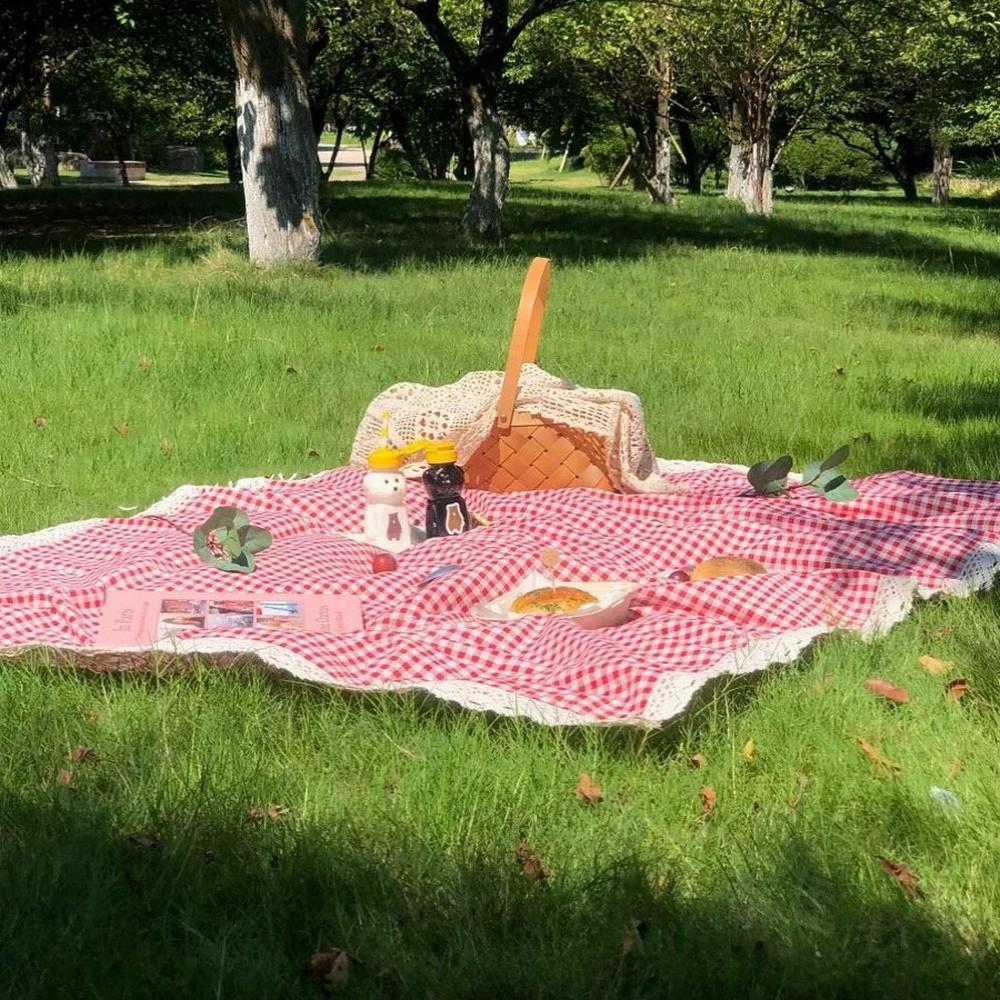 Yellow Picnic Mat Outdoor Tablecloth Camping Ground Mat 4