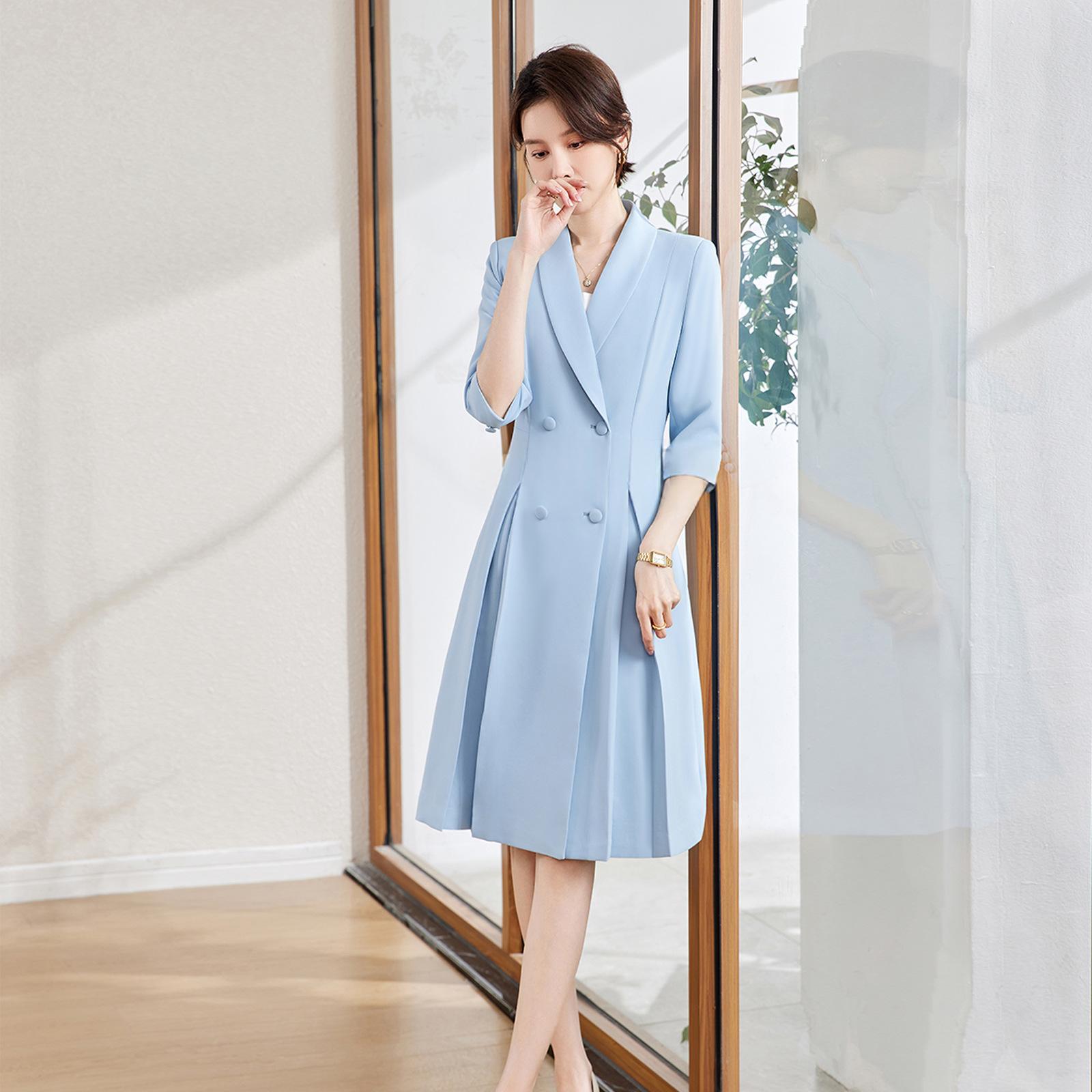 Elegant Slim-fit Summer Skirt For A Sophisticated Suit Look