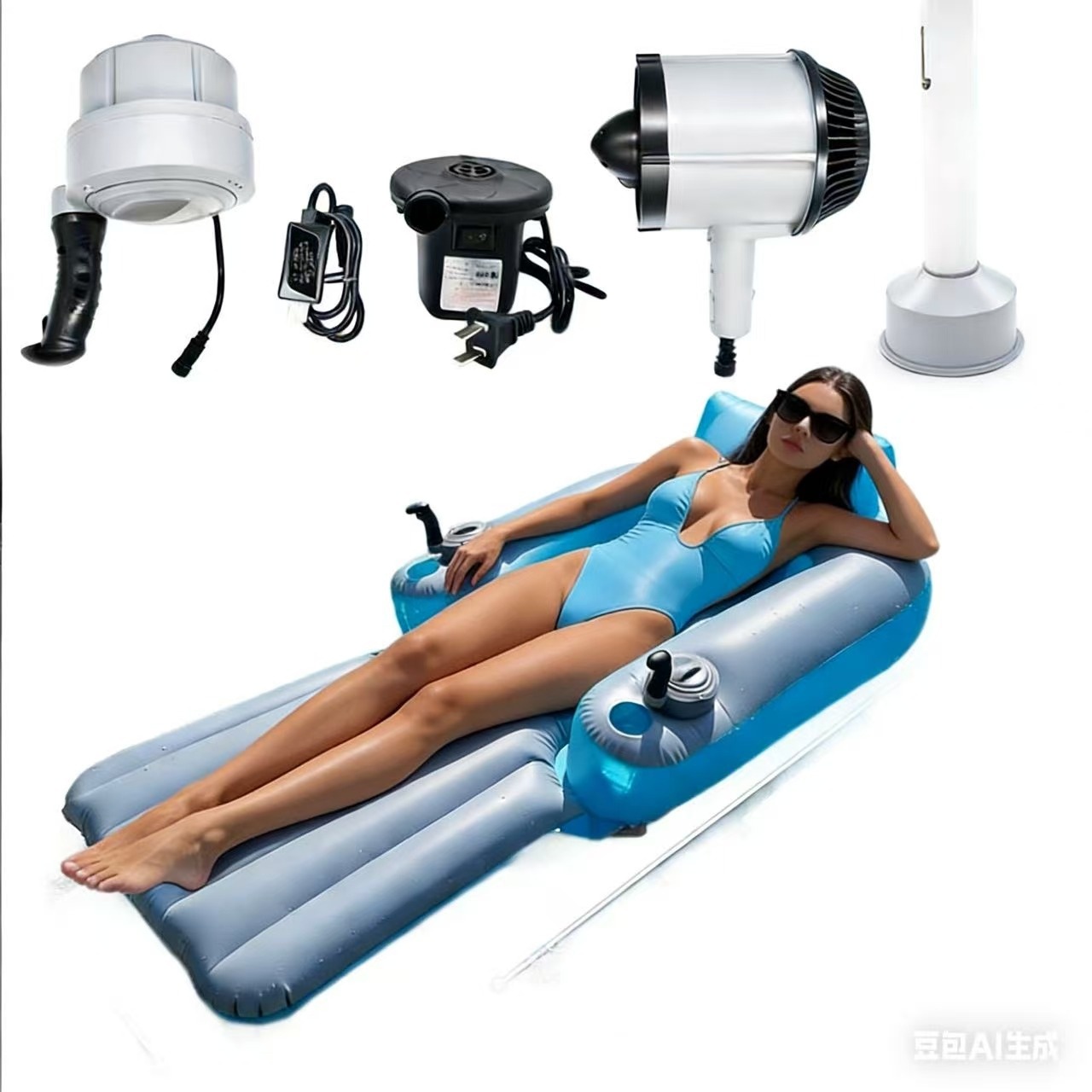 Nouveau radeau gonflable de flotteur de motomarine de bateau à moteur – Image 3