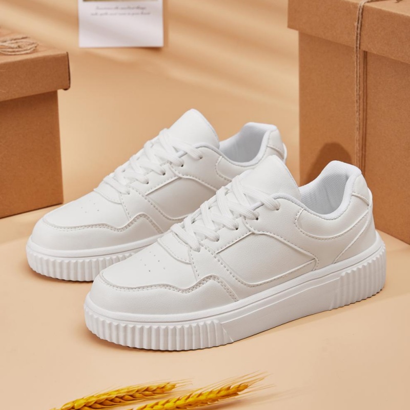 Solid-color Casual Stylish Versatile Sneakers
