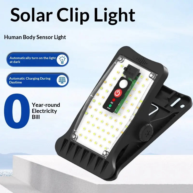 Outdoor Solar Clip Light