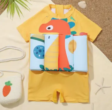 Girls' Boys' Swimsuit One-piece Buoyancy Swimsuit