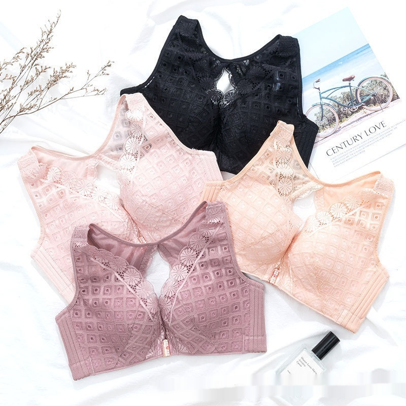 Womens Lace Thin Everyday Bra Wireless
