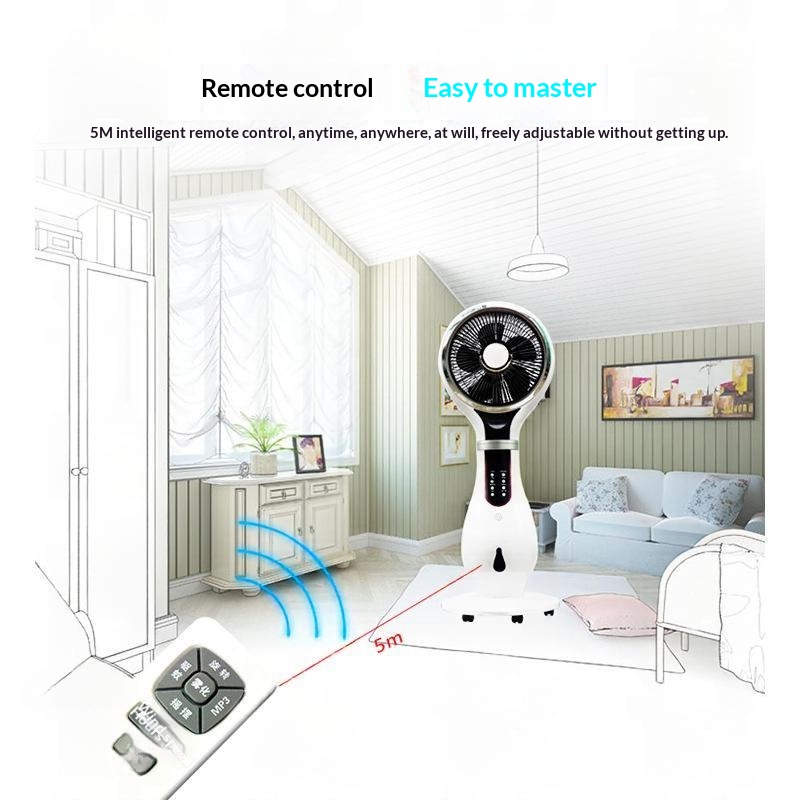 Cool-air Quiet Multi-function Oscillating Fan