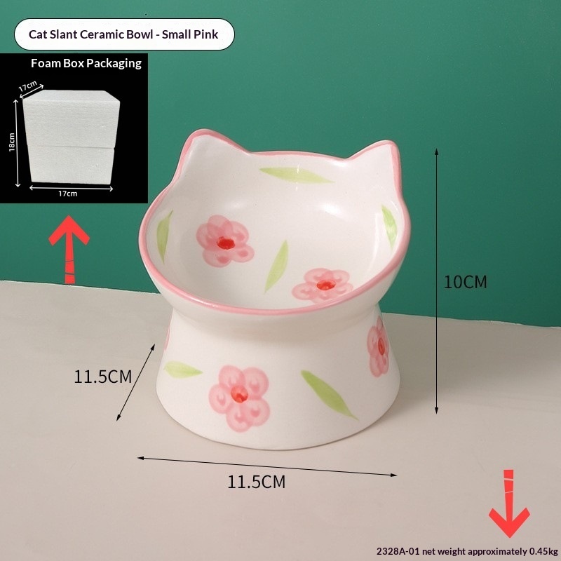 Cute Cartoon Lion Pet Bowl, Ceramic