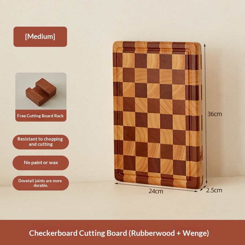 Checkered Cutting Board Household Chopping Board Prep Board Tray
