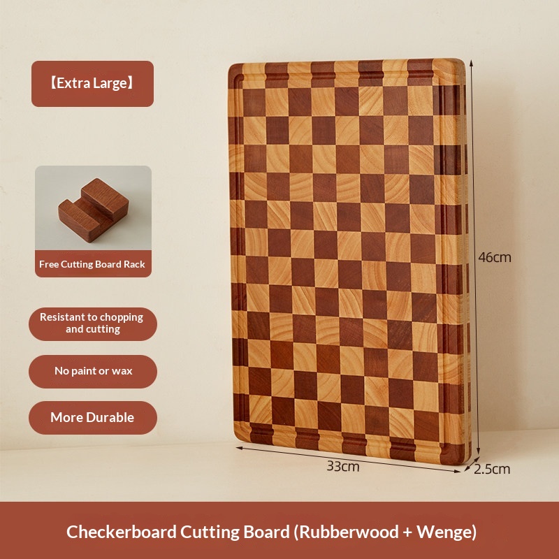 Checkered Cutting Board Household Chopping Board Prep Board Tray