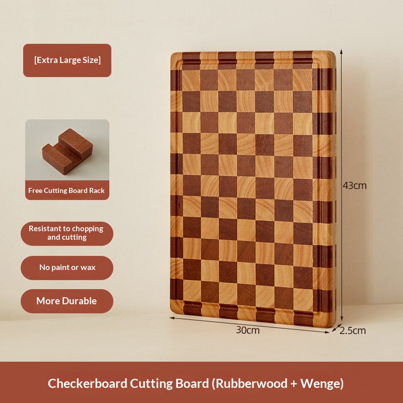 Checkered Cutting Board Household Chopping Board Prep Board Tray