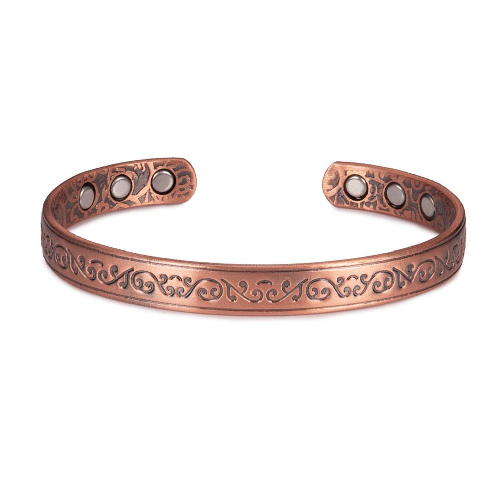 Pure Red Copper Magnetic Adjustable Bracelet