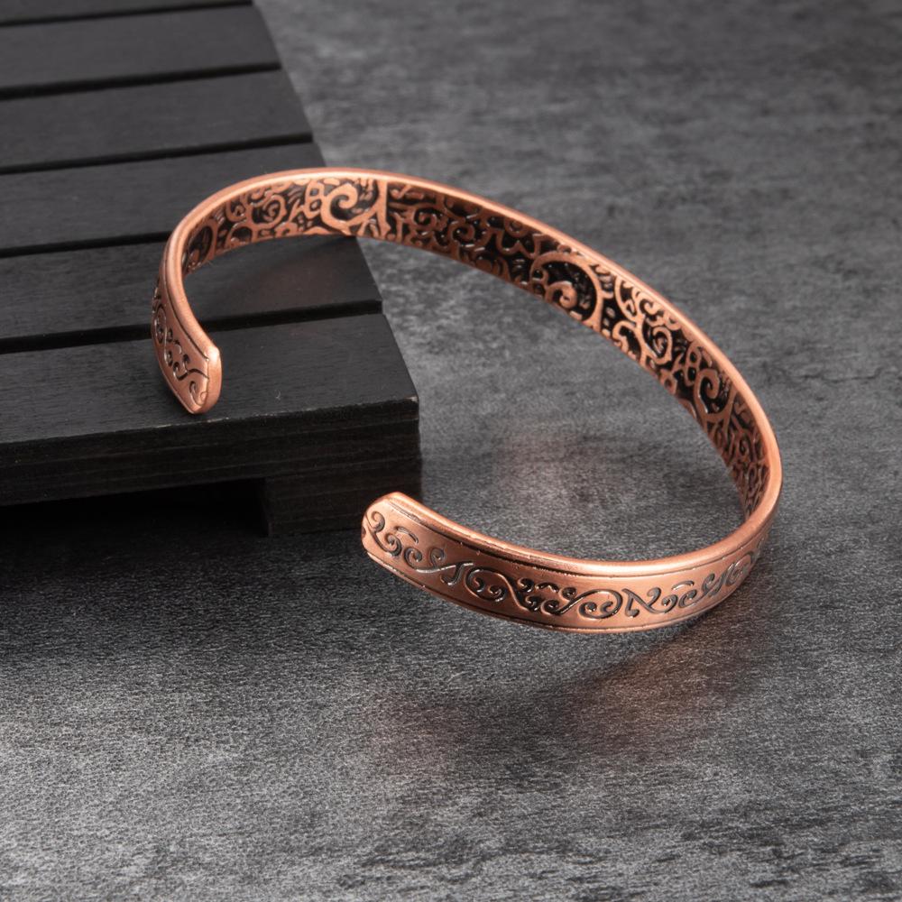 Pure Red Copper Magnetic Adjustable Bracelet