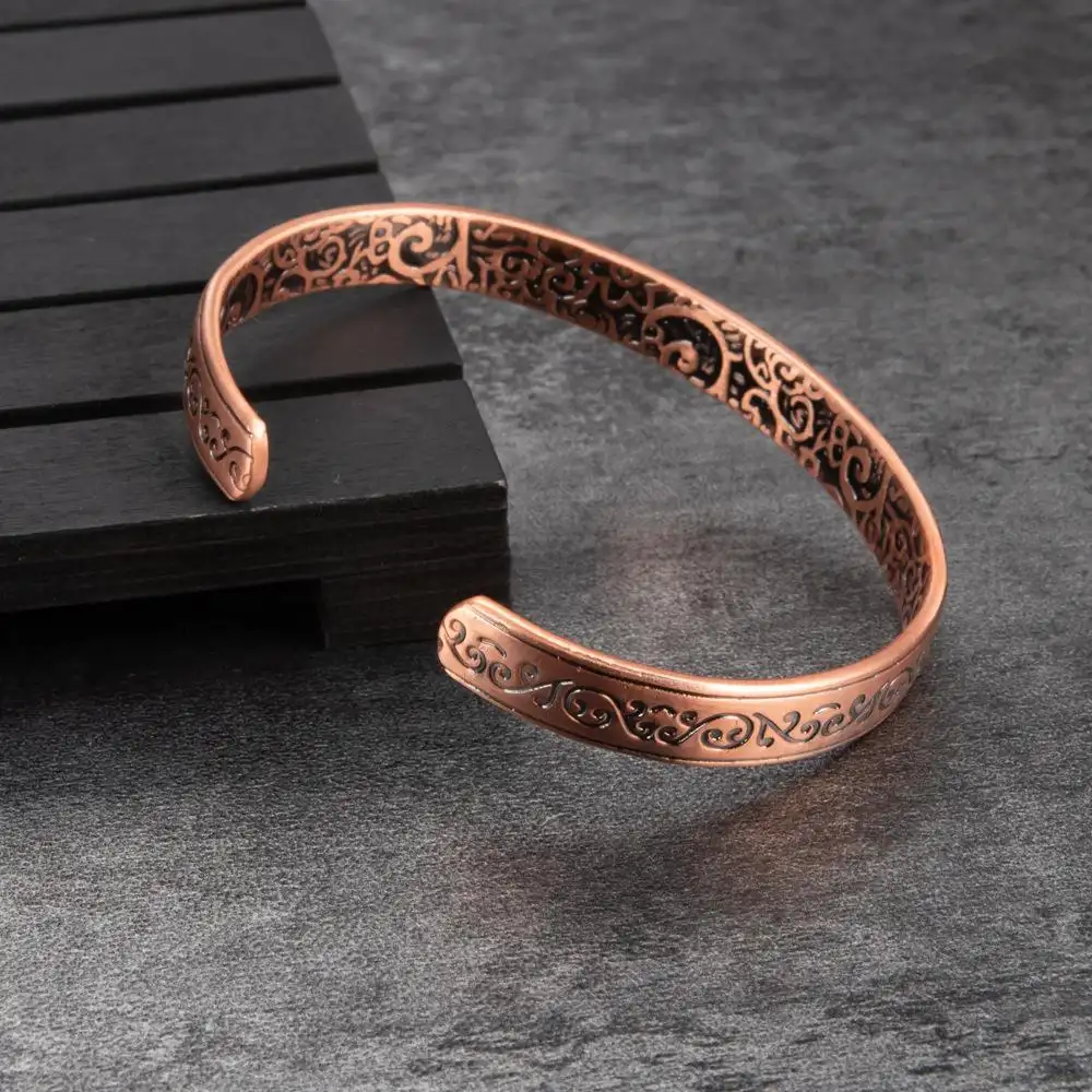 Pure Red Copper Magnetic Adjustable Bracelet