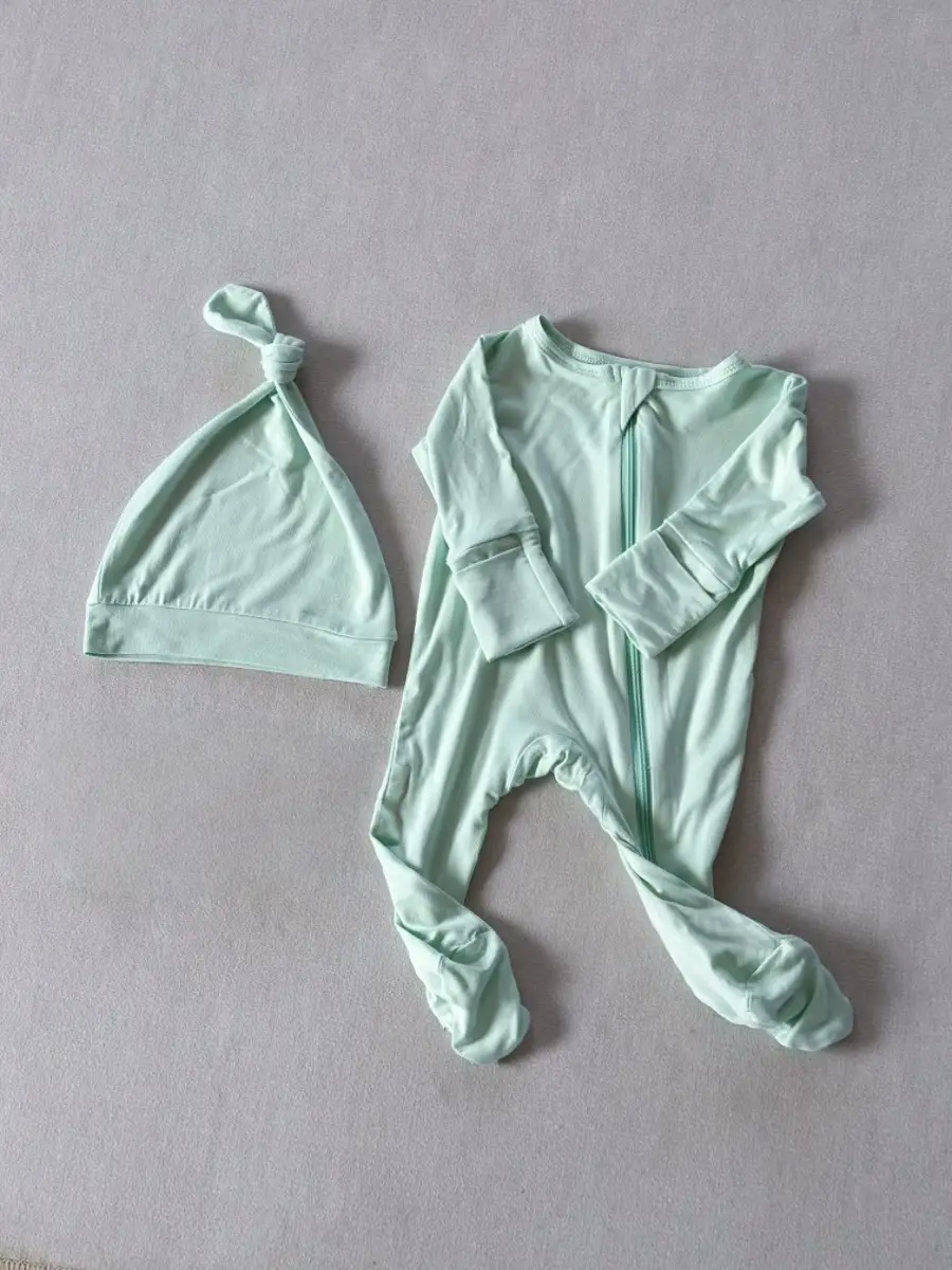 Baby Footed Zip-up Romper Onesie