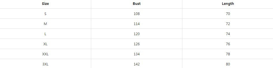JIDAI Sleeveless Hooded Fitness Vest - Size Chart