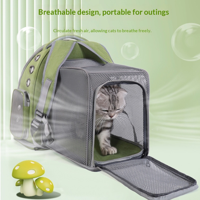 Portable Pet Carrier With Shoulder Straps 8