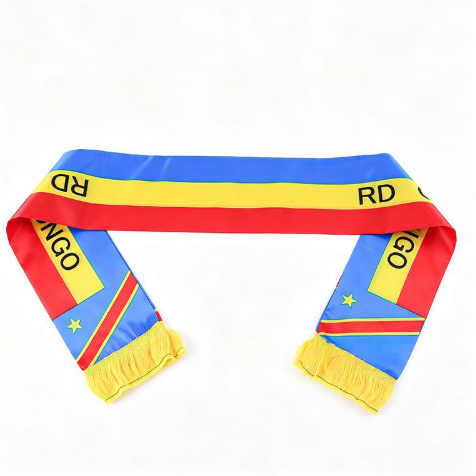 Silk Satin Scarf Manufacturer Sourced Mexico Canada United States World Cup Neck Warmer