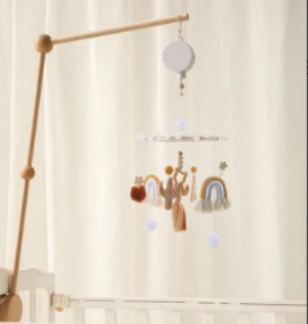 Baby Rainbow Bed Bell Cute Newborn Room Decoration