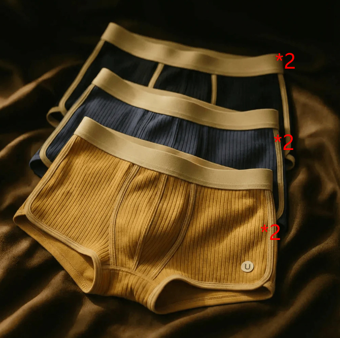 Men's Mid-waist Simple Fashionable Breathable Comfortable Boxers — foto 6