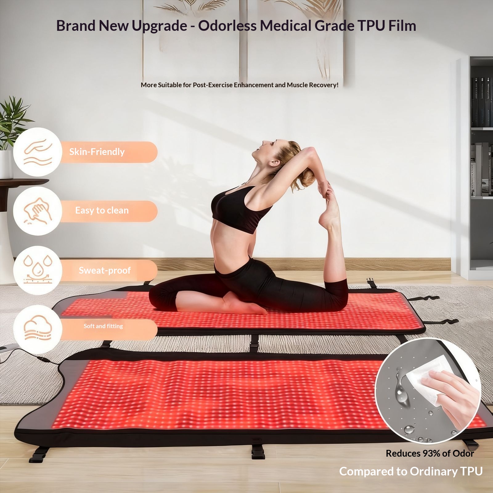 Extra-Large Full-Body Care Heating Sleep Mat Infrared