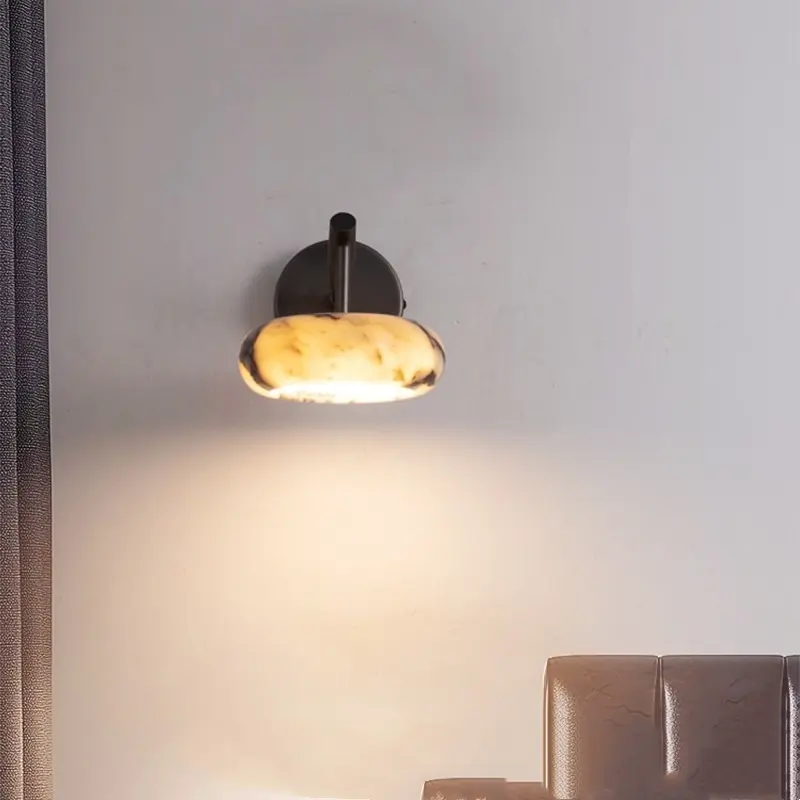 Modern Luxury Marble Wall Bedroom Bedside Light