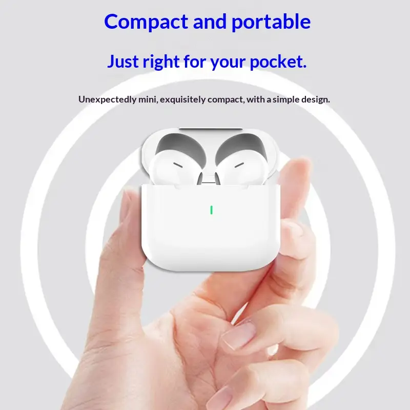 A6 Pro Bluetooth Earphones 456 Noise-Canceling In-Ear Model