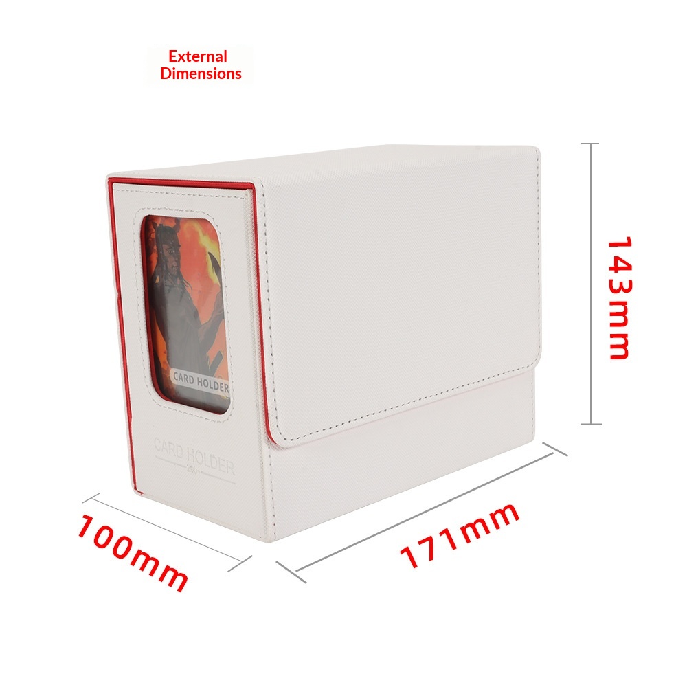 Dice and card storage box suitable for deck boxes (black