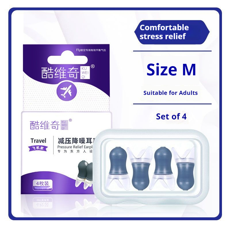Pressure-relief Aviation-specific Earplugs For Reducing Cabin Pressure — foto 4