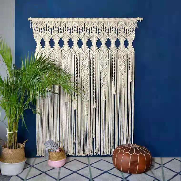 Cotton-thread Woven Home Decor Light-transmitting Tapestry — foto 4