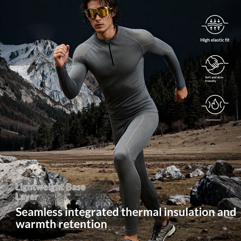 Quick-drying Base Layer For Outdoor Hiking And Climbingseamless Highly Elastic, And Breathable