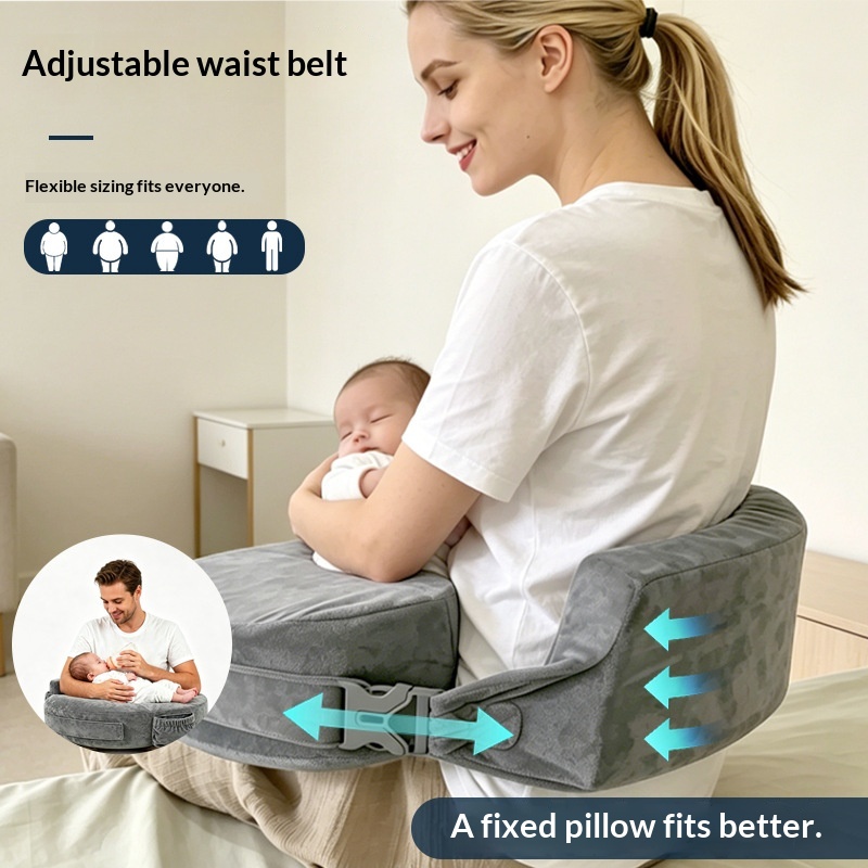 Slope-shaped Baby Pillow For Learning To Sit 5