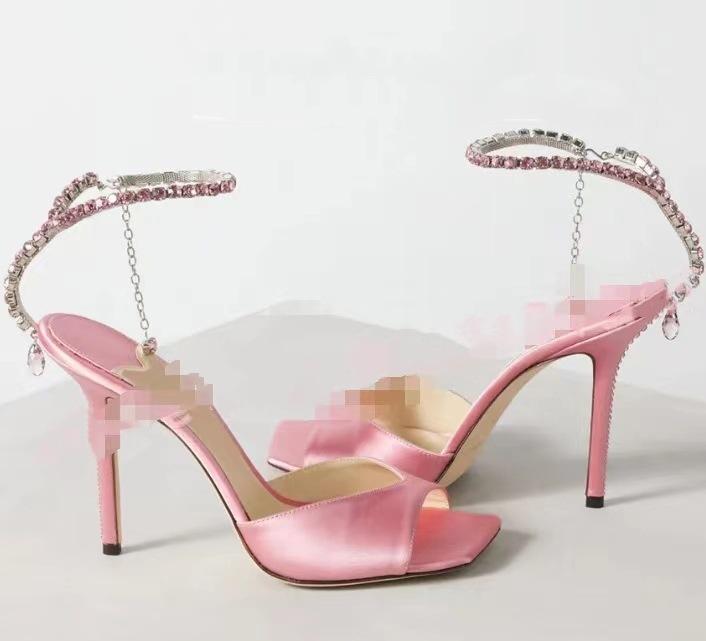 Square-Toe Stiletto Sandals, picture 10 of 10