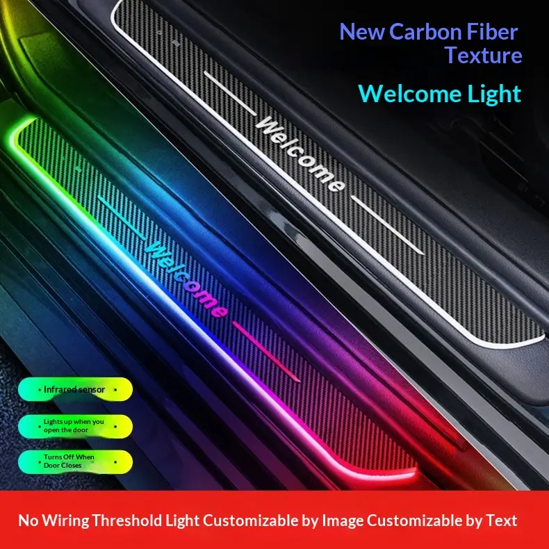 Car Threshold Lamp Pedal Welcome Guests