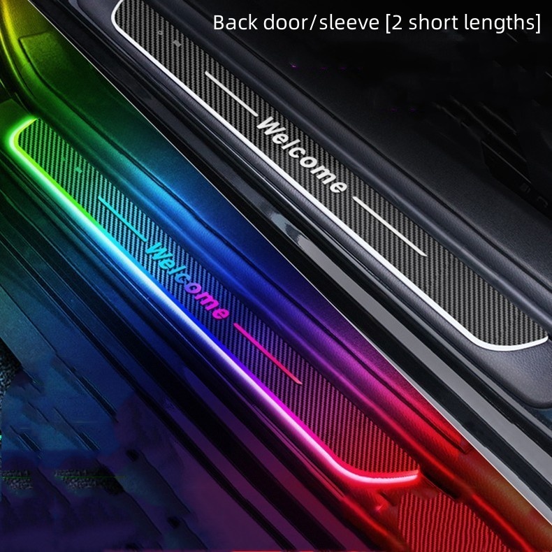 Car Threshold Lamp Pedal Welcome Guests 7