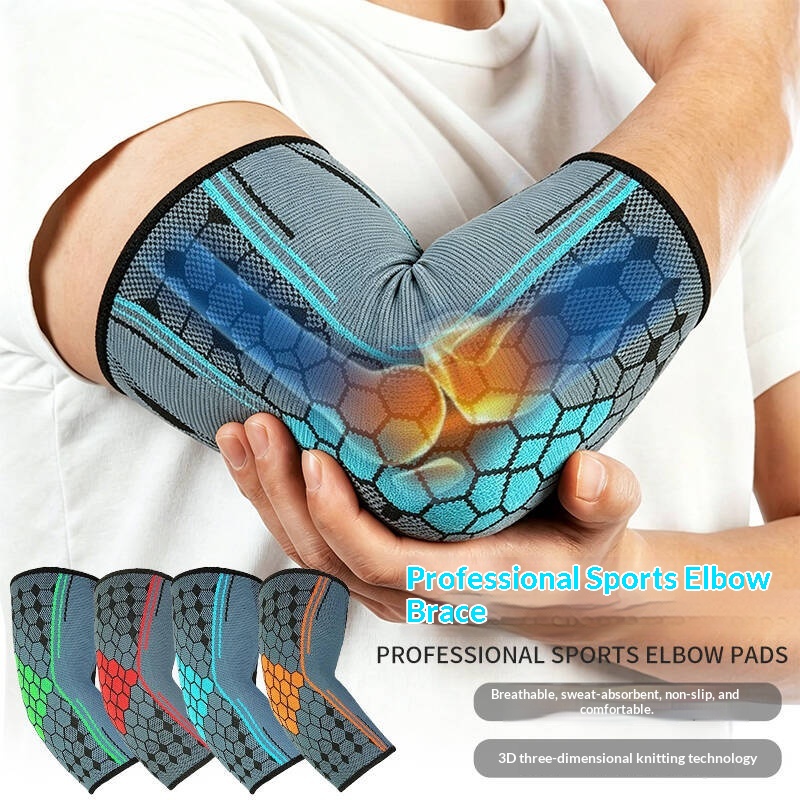 Nylon Knitted Jacquard Basketball Cycling Warm Elbow