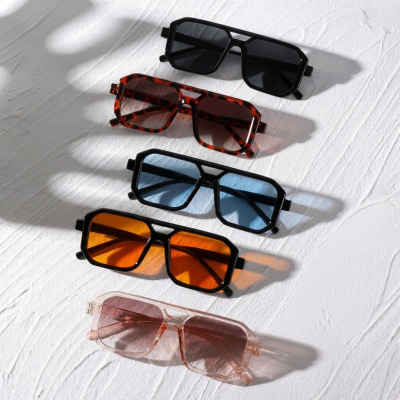 Large Frame Sunglasses Minimalist Unisex Shades