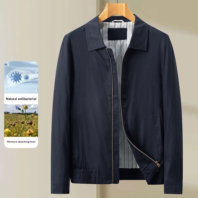 Linen Lapel Jacket, picture 6 of 7
