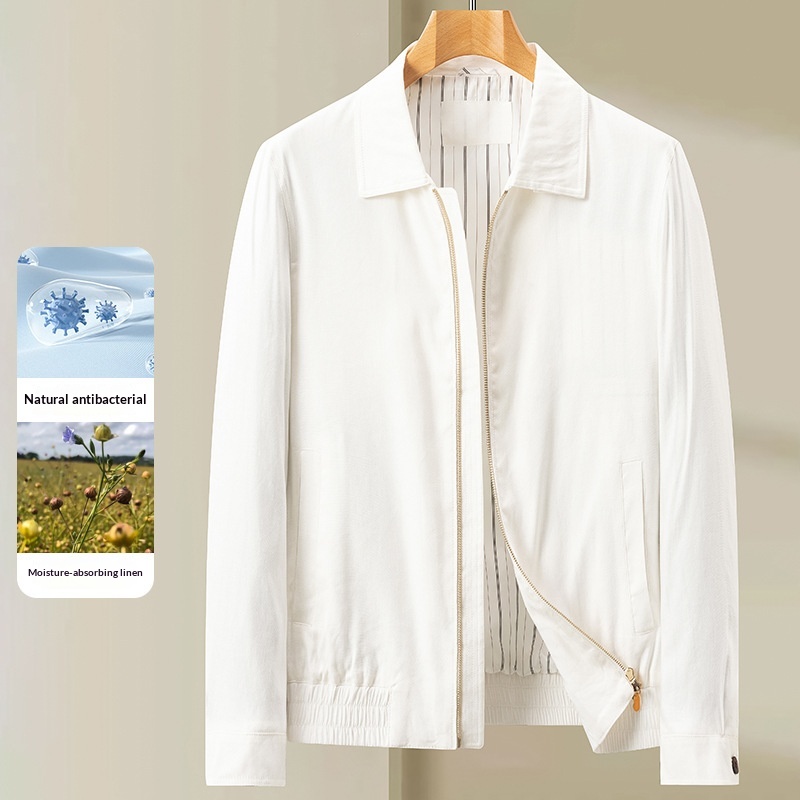 Linen Lapel Jacket, picture 7 of 7