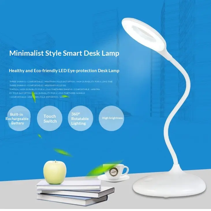 Learning Eye Protecting LED Night Bedside Lamp Manicure Tattoo And Makeup Light
