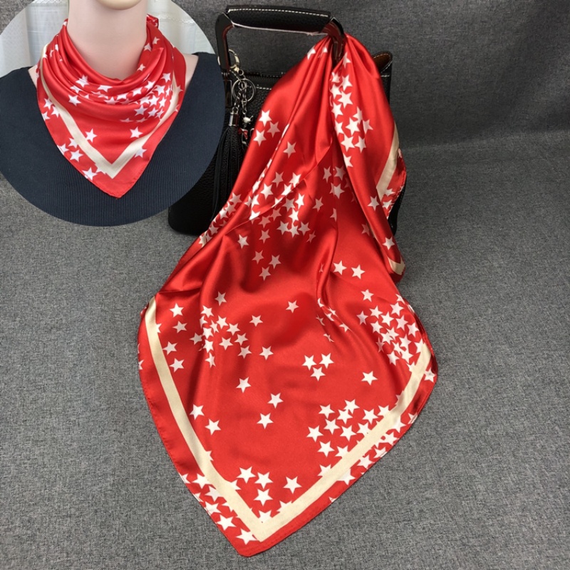 Small Square Womens Thin Scarf