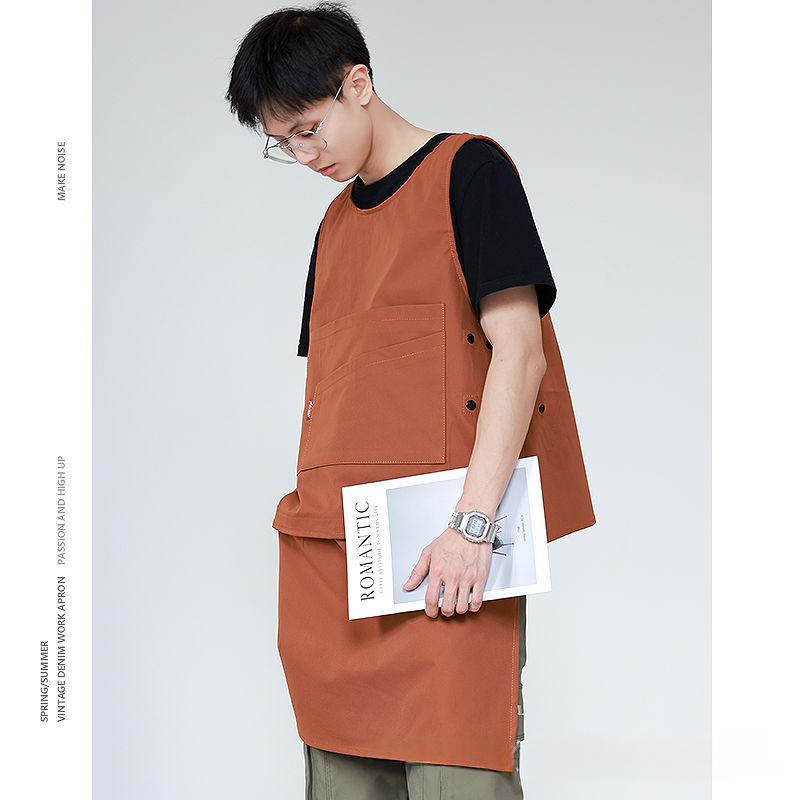 Coffee Shop Milk Tea Shop Hair Overclothes Vest — foto 5