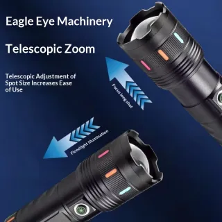 Aluminum Alloy White Laser Flashlight