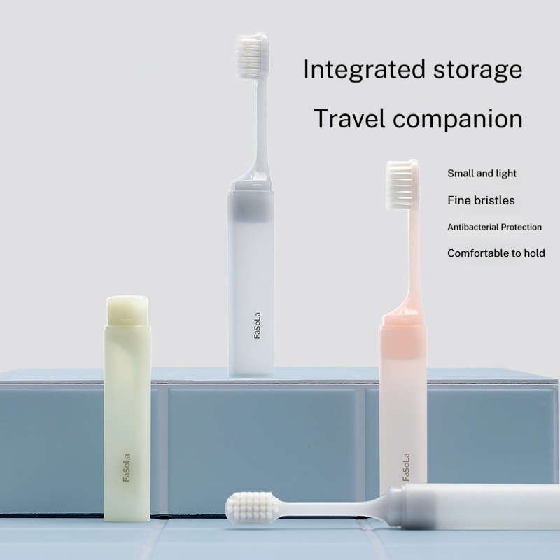 Travel Toiletry Soft-bristle Dust-proof Toothbrush 4
